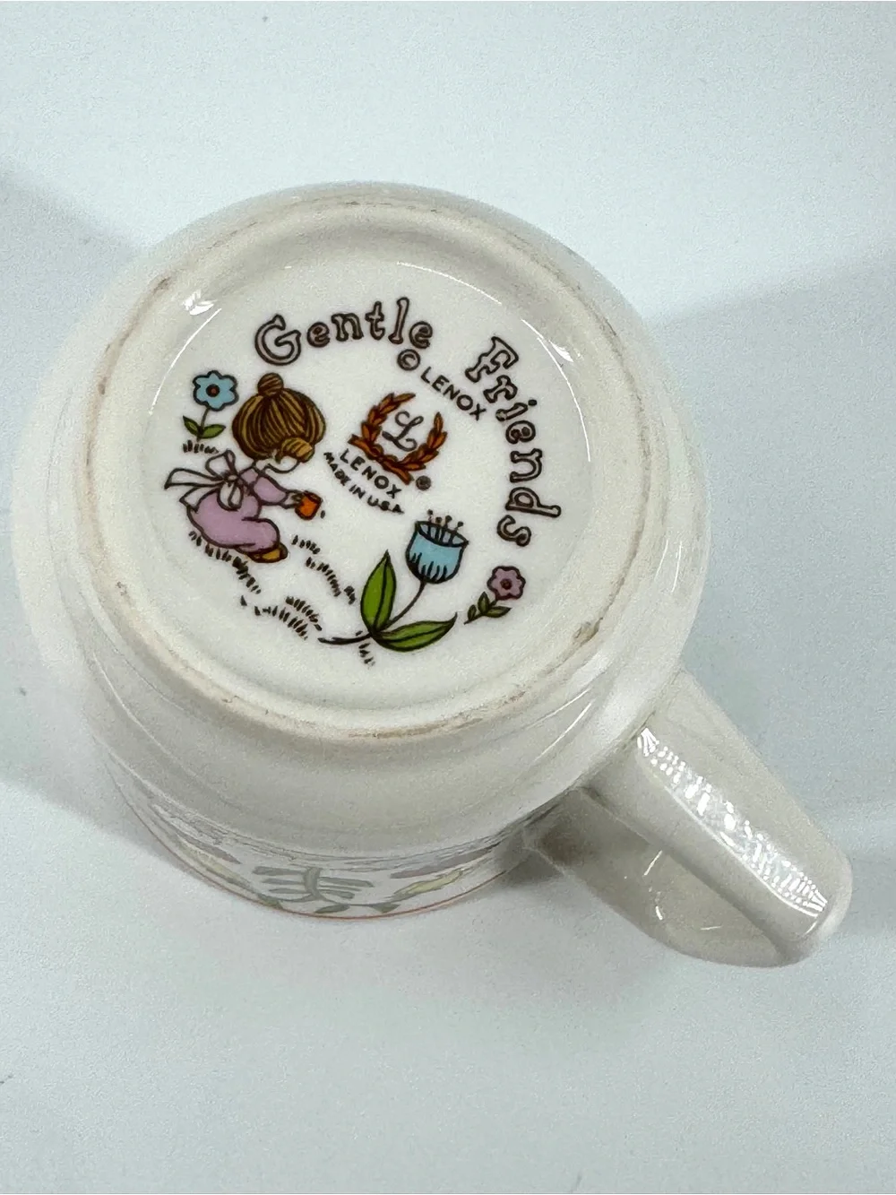 70s VTG-USA LENOX Gentle Friends Children's 3pc Set